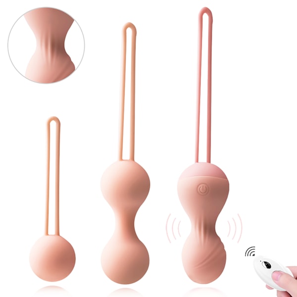 3 Kegel Balls Device Training Kit For Strengthening Toning Pelvic Muscles