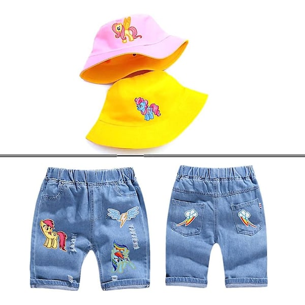 12 st Pony Strykapplikation Söta Djur Enhörning Broderade Märken DIY Kläder och Väskor---AD4-