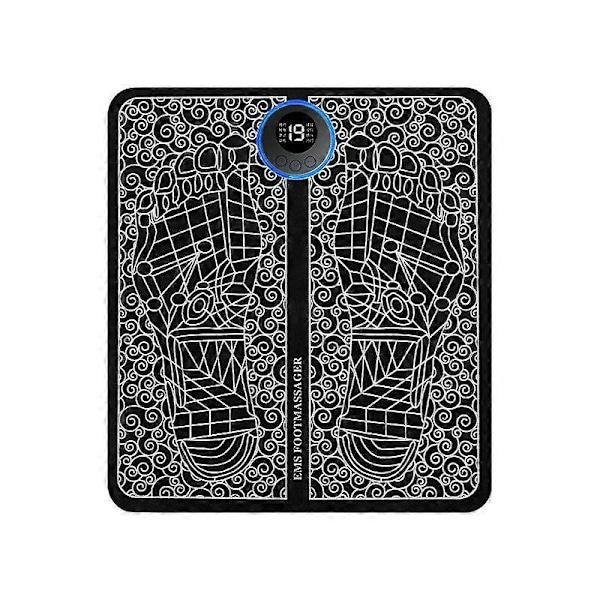 Elektrisk Fodmassage EMS Fodmassage Måtte Cirkulationsforbedrer USB Genopladelig -FD3-