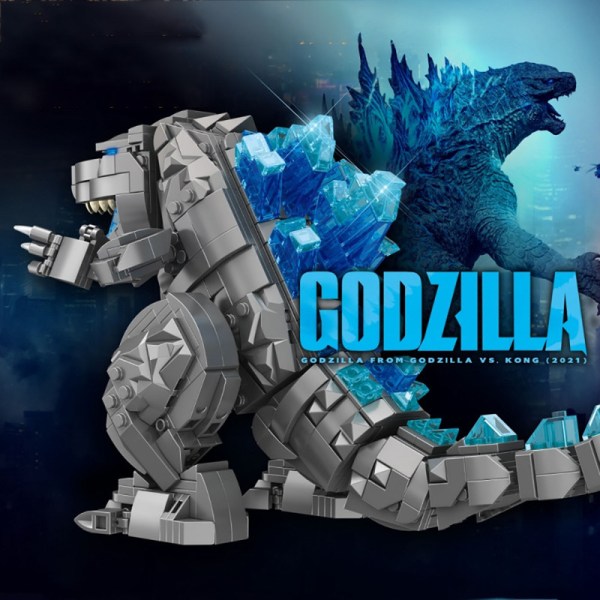 Godzilla vs. King Kong - Episka strider i byggstensformat Godzilla 853 st