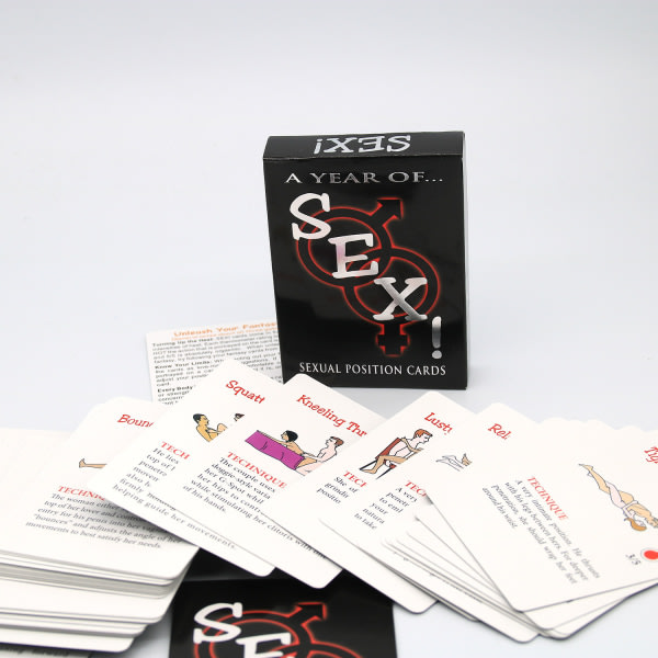 Sovrum Kommando SEX Vuxna par spelkort SEX