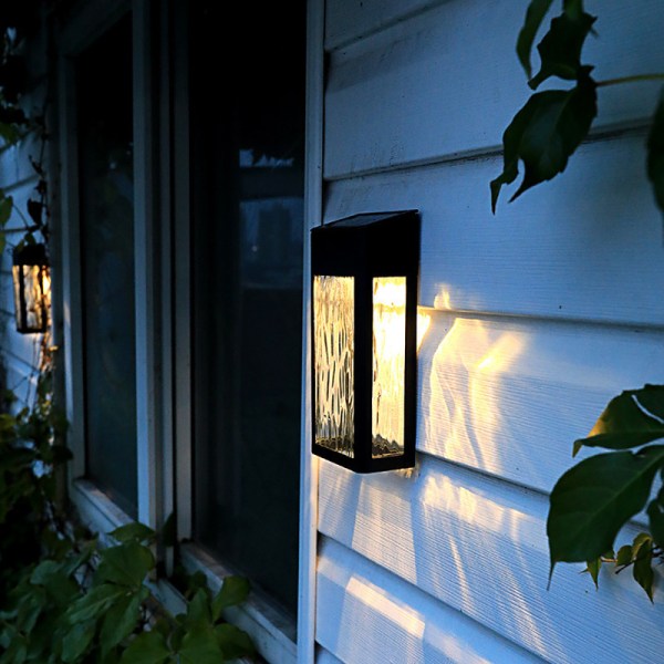 LED solcellslampor för utomhus Solar vägglampa utanför