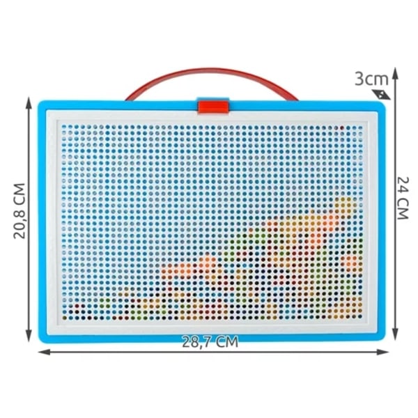 Stiftmosaik til børn - 296 dele【mo】-AD4-