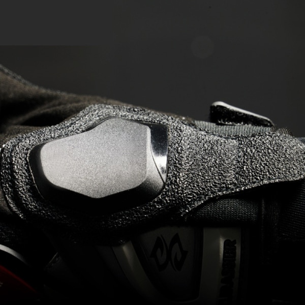 Motorcykelhandskar män sommar knogskydd andningsbara motorcykelhandskar Blå XL