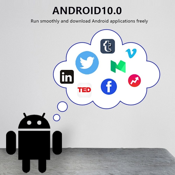 T95MINI Smart TV-box Set Top Box EU-kontakt