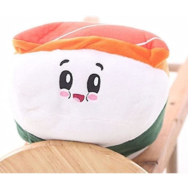 Sushi lohi tyyny, pehmotyyny pehmolelu, söpö syntymäpäivälahja fast-AD4-