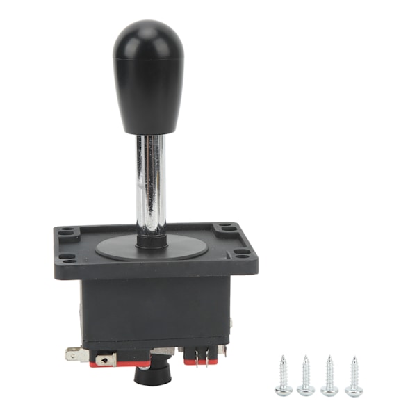 Arcade joystick sort oval kuglehoved Klassisk DIY håndtag joystick til spillemaskine-AD4-