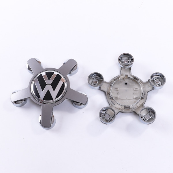 Sopii Volkswagen 5-kynsi pyörän navan suojukseen rengaslogolla 135mm (4 kpl) -AD10-