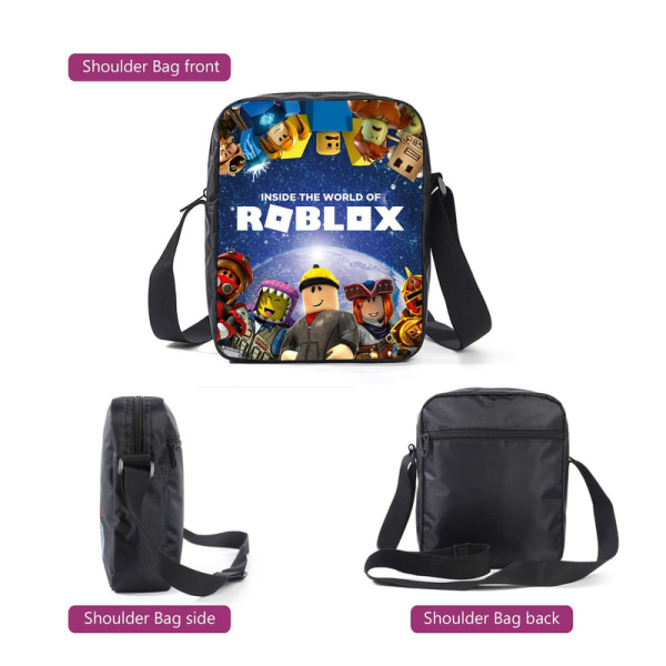 3D Roblox Skolrygsæk Madkasse Pennal Rygsæk 3stk/ Sæt