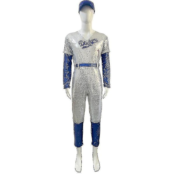Voksen Cosplay Bodysuit Rocketman Elton John Kostume Baseball Un S
