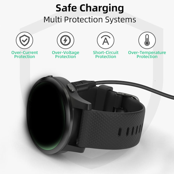 USB-C Laddningskabel för Garmin Klocka Fenix 7 7S 7X 6 6S 6X 5 5S Forerunner 245 945 Instinct 2 2S Vivoactive 4 4S 3 Vivosmart 5 1m