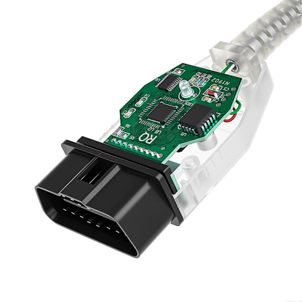 INPA-kytkin OBD2-sovitinjohto FT232RL-siruilla Autodiagnostiikkatyökalu Valkoinen kuori Vihreä levy E-sarjalle