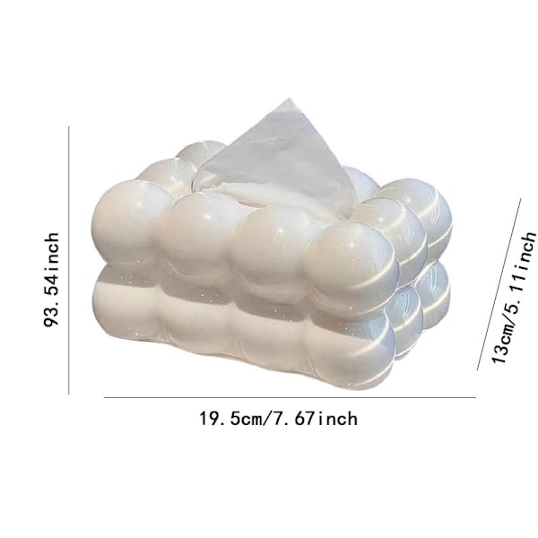 Marshmallow vevboks for hjemmet, stue, vevlagring, restaurant