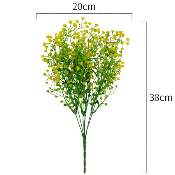 Tørkede planter, kunstig blomstersimulering av admiralsvilg, falsk gypsophila i bulk, ekte berøringsblomster, falske buketter