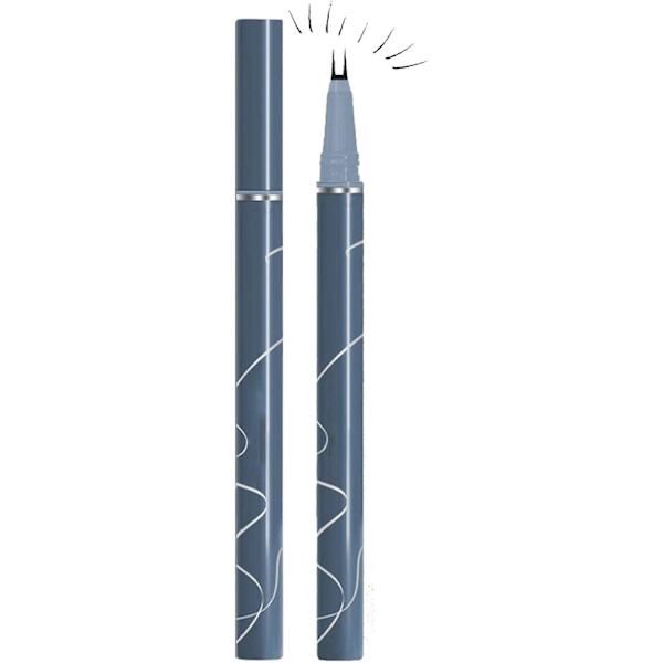 2 kpl Eyeliner-kynää, Kaksi kärjellinen vedenkestävä nestemäinen eyeliner-kynä harjalla, Double Claw Pen Liquid Eyeliner, Erittäin ohut