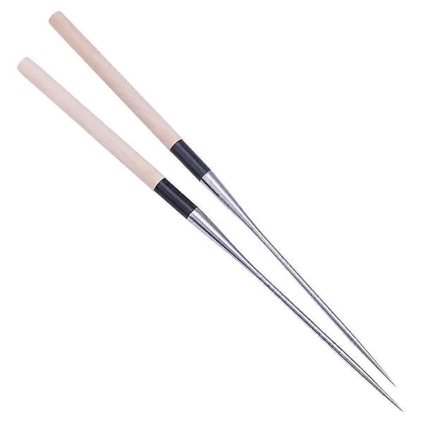 2 stk. Rustfritt Stål Spisse Japanske Restaurant Sashimi Pinner