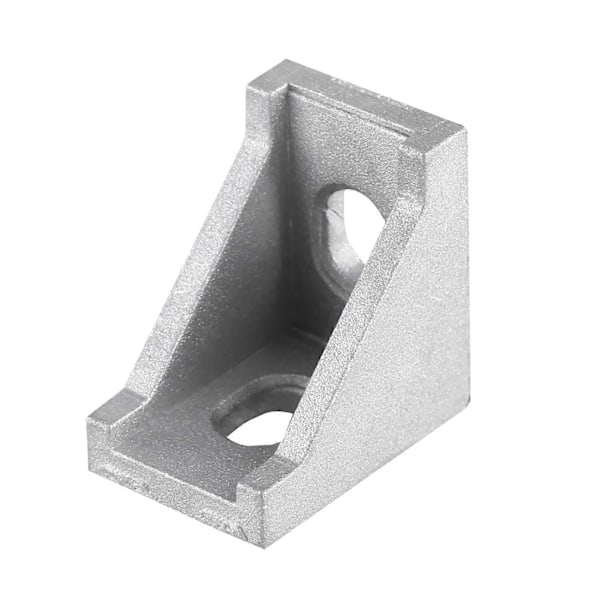 10 kpl Alumiiniseos L-muotoiset kulma-tuet Oikea kulma Tuet Kiinnikkeet 28x28mm