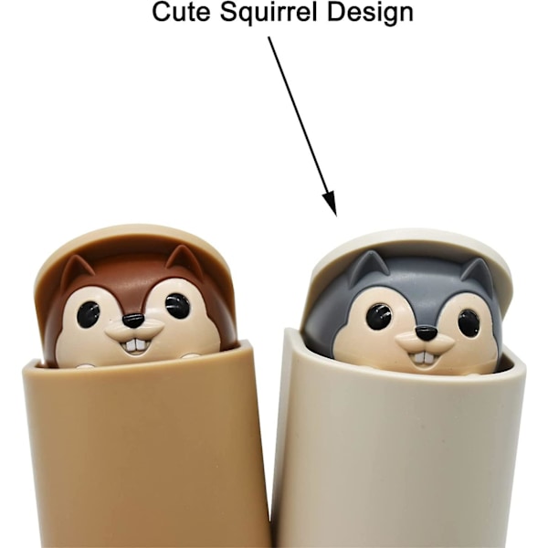 4-pack Ekorreformade Självhäftande Väggkrokar Söta Cartoon Djur Väggkrokar för Barnrum Vardagsrum Sovrum Heminredning