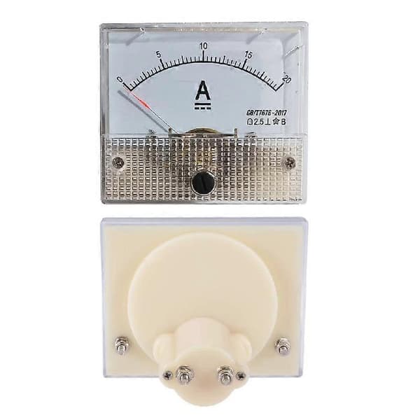Amperemeter DC - Analogt strømmeter Panel Mekanisk pekertype Mikroamperemeter