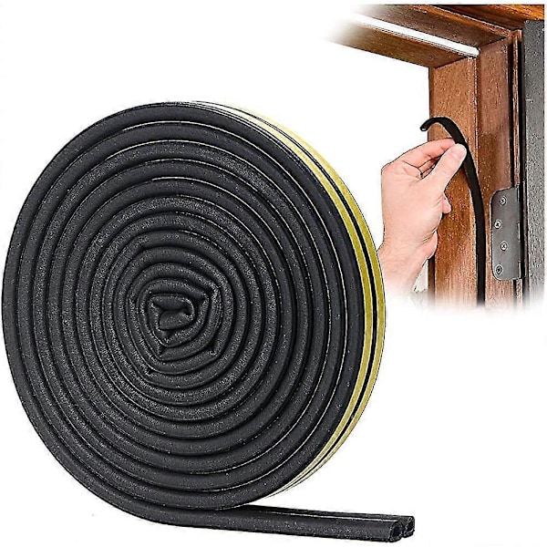 Tätningslist. Dörr- och fönstertätning med stark vidhäftning. Ljudisolering