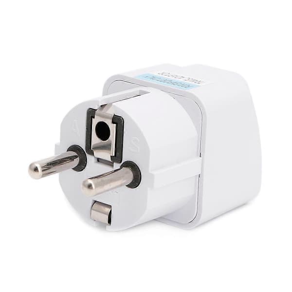 Universal UK US AU til EU AC Strømstik Adapter Rejseoplader Konverter