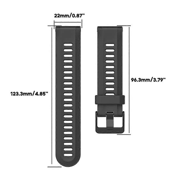 Justerbart svettsäkert tvättbart armband, armband, bälte för Forerunner 965