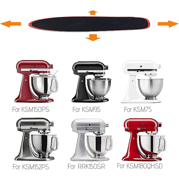 Köksmaskins Glidmatta, Mixerflyttare För KitchenAid Stativmixer Spis Brödrost, Kaffebryggare Matta Köksapparatsmattor För Brödrost Spis Blender