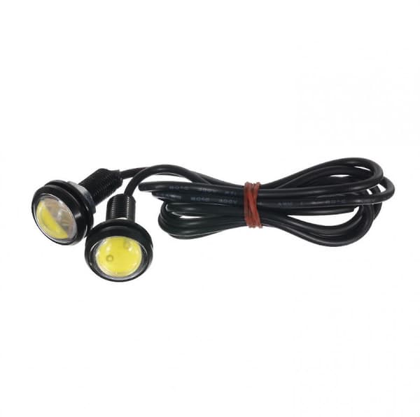 Vanntett Sidemarkørlys LED 12V Kulelampe Mini 3/4\" for Lastebil Tilhenger Baklys