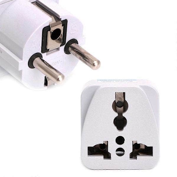 Universal UK US AU til EU AC Strømkontakt Reiselader Adapter Konverter