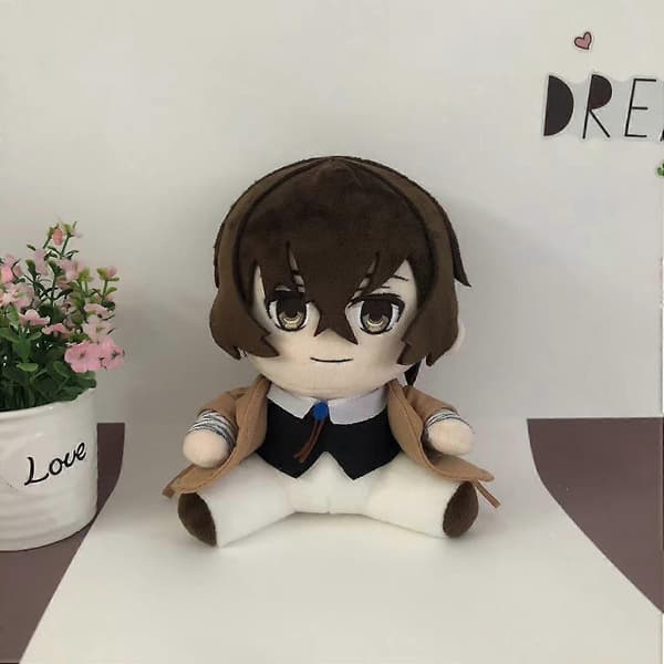 Plush Anime Bungo Stray Dogs Karakterutstoppede Puter Osamu Dazai