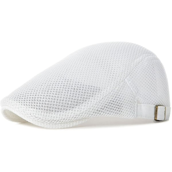 Mænds Justerbar Mesh Hat, Drenge Beret Ivy Cap Flat Cap