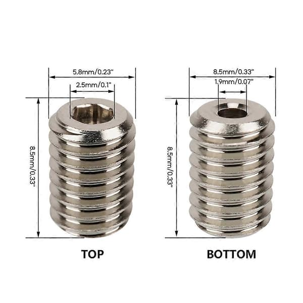 2 stycken V6 Volcano Adapter Högflödes CHT Munstycke Koppar Övergångsblock för Volcano Värmeblock till V6 Munstycke Set