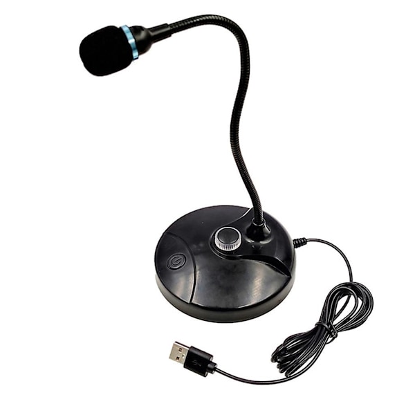 USB Mikrofon USB Mic med Holder for PC Studio Tale Chatting Sang