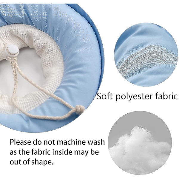 Justerbar Kattkrage med Mjuk Polyester Vaddering för Efter Operation för att Förhindra Slickning