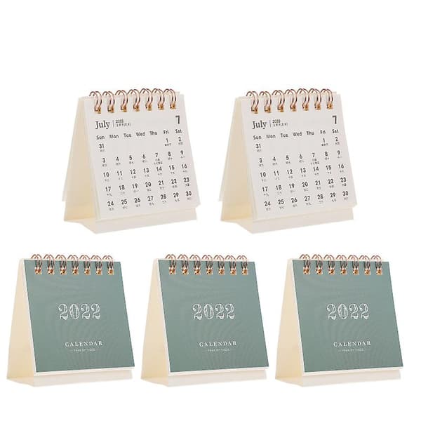 5 stk. Bordkalender