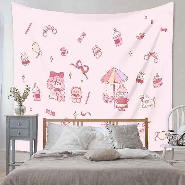 Wekity Bohemisk Väggbonad Estetisk Konst Hem Bakgrund Tyg Ornament Present Mandala Väggbonad för Babyrum Ornament (ZJ827-10, 39 X 59 tum)
