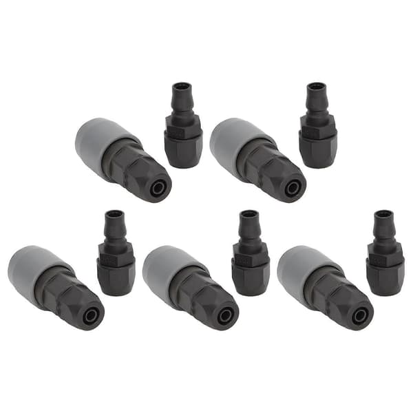 5-pack Pneumatiskt Snabbkoppling C-typ Självlåsande Luftkompressor Slangkoppling Plug Socket (SP+PP30)
