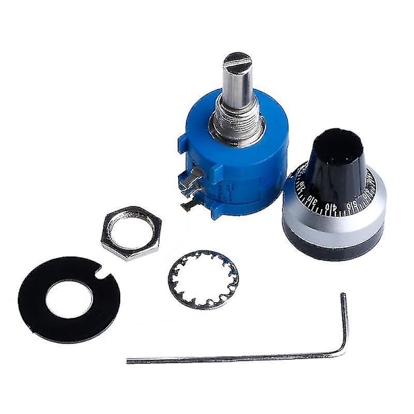 10k 1pc Ohm 3590s-2-103l Potentiometer med 10 Omdrejninger Tælle Dial Rotationsknap