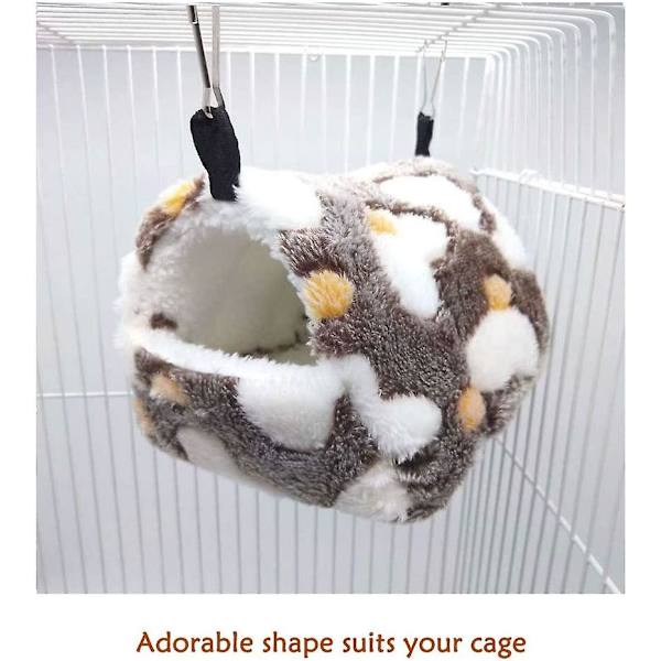 Vintervarm Hamsterbädd Lek Mjuk Hamsterhängmatta Sov Söt Små Djur Bo Hängande Hem Vila För Unga Marsvin Degu Drawl Igelkott