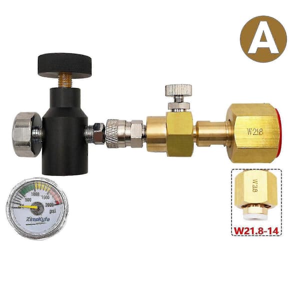 Efterfyldningsadapterkit til SodaStream Quick Connect W21.8 til CO2-tank