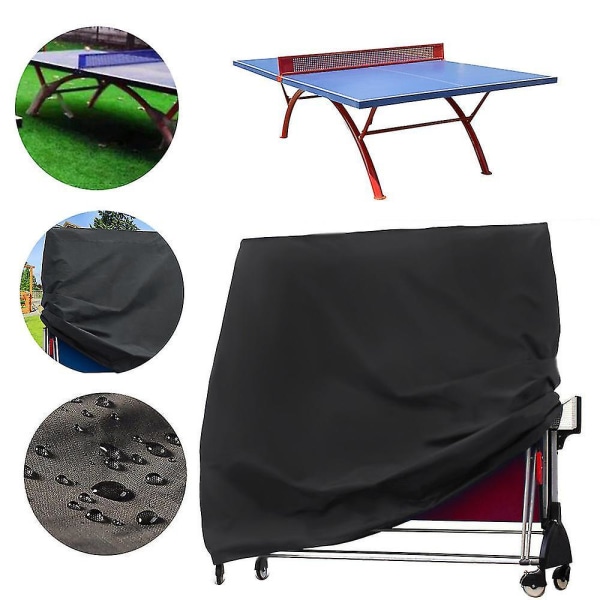 Waterproof And Dustproof Table Tennis Table Cover Outdoor Table Tennis Table Cover 165x70x185cm