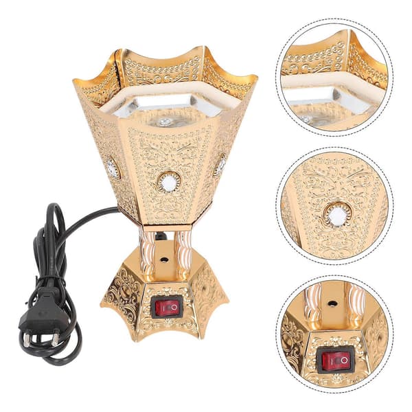 Elektrisk Jern Røgelse Retro Brænder Ornament Røgelse Brænder Metal Håndværk (EU Stik)