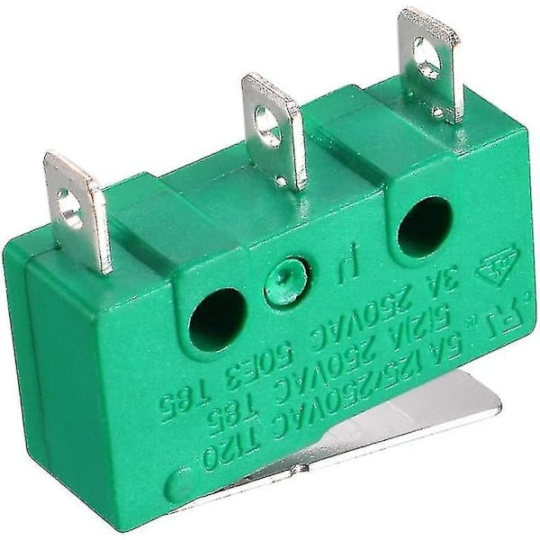 KW4-3Z-3 Mikro Switch SPDT No NC 3 Ben Momentær Kort Lige Grøn (4 stk)