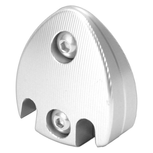 Sidostödsförlängningsplatta i aluminiumlegering, halkfri ersättning för VESPA GTS 250 300 2013-2020 Silver
