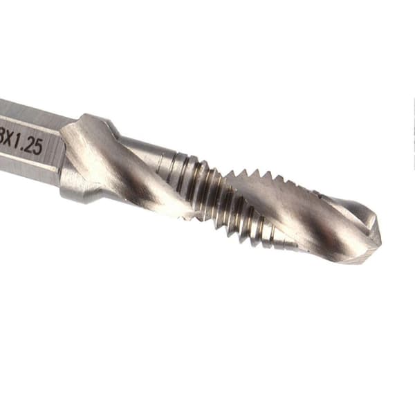 M8 HSS 1/4\" Hexskaft Bor & Tap Konisk Bor Bits Power Tool Del