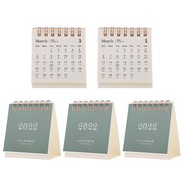 5-pack bordskalender