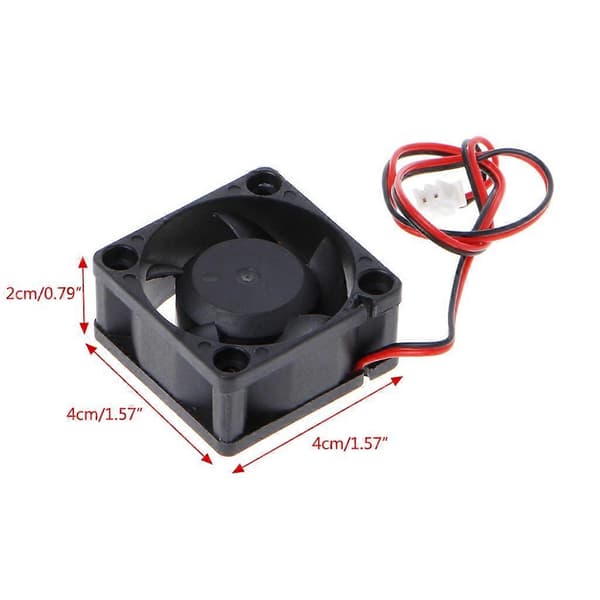 1 stk. 24V USB-stik PC-blæser Køleplade Udstødningsblæser med 20 cm kabel 40x20