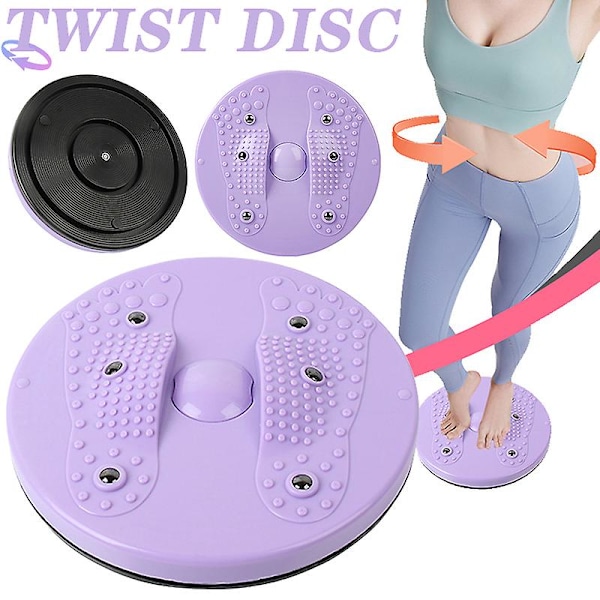 Vridningsdisk til taljen med magnetiske fodmassage-sten Ab Trimmer Board Aerobisk træningsudstyr
