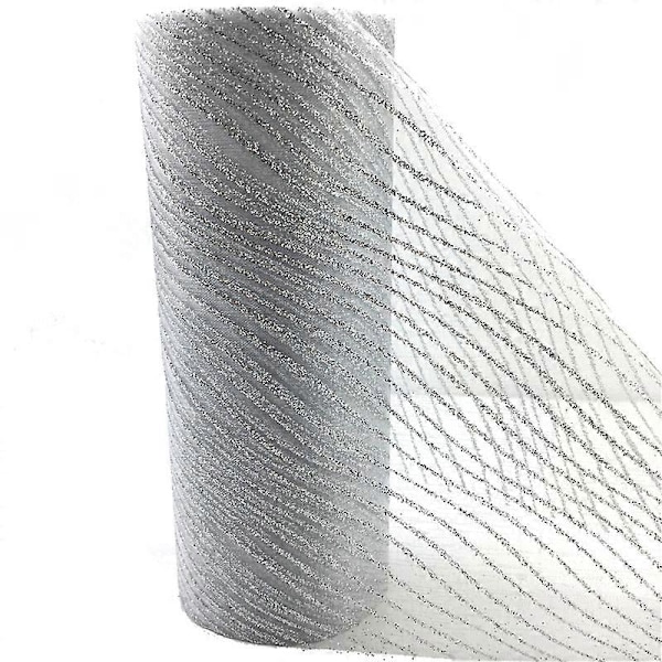 Tullinauha 10 Jaardia 15cm Kimaltava Aalto Kulta Tulle Organza Rulla Kela Vauvakutsu Tutu Häämekko Tyttö DIY Syntymäpäiväjuhlat Tarvikkeet
