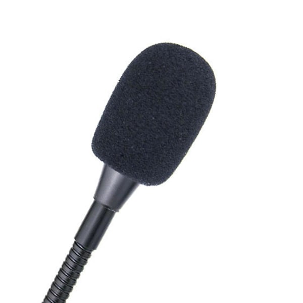 2 stk. Headset Mikrofon Vindskærm Skum Dæk Mic Dæk Udskiftning Bold til Hoved Beskyt Mikrofon mod Vind Interferens